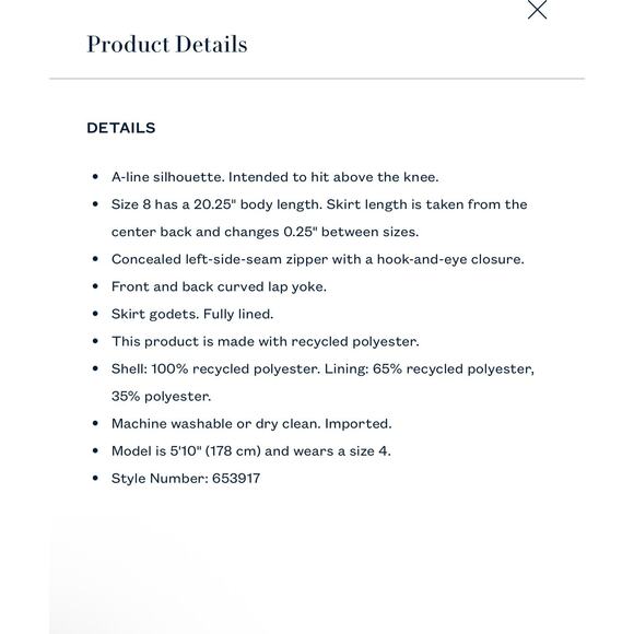 NWT Lauren Ralph Lauren Floral Crinkle Georgette skirt size 4P Romantic Feminine - Picture 14 of 14